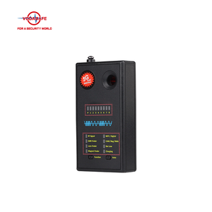Detector de escáner de cámara infrarroja de mano con tarjeta de memoria SD Detector de cámara oculta enchufable para alarmas personales