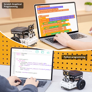 Controlador AiNova ESP32 Graphic Scratch Python Programación Kit de Robot Educativo Coche robótico con AI Vision y cámara - Product Image 5