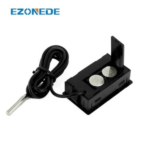 Digital LCD Thermometer <strong>Temperature</strong> Monitor with <strong>External</strong> Probe for Fridge Freezer Refrigerator Aquarium Black - Product Image 5