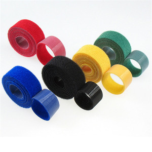 Tùy chỉnh nhà máy Dây quản lý trở lại để trở lại móc và vòng lặp dây đeo OPP túi băng SGS tùy chỉnh in dấu Logo Polyester / Nylon - Product Image 5