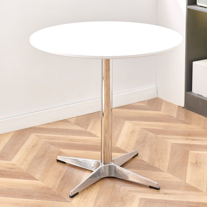 White tabletop + alloy legs-painted tabletop