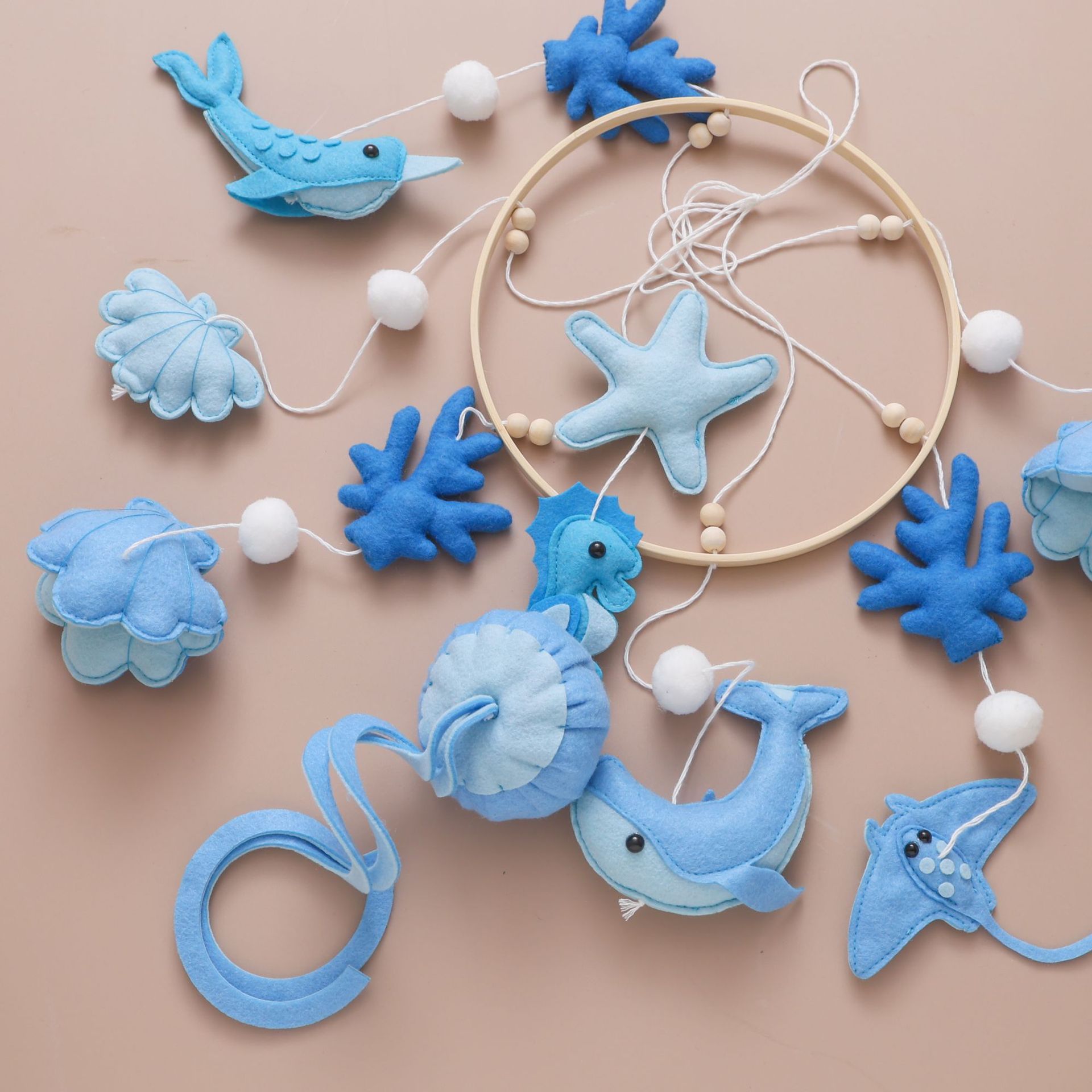 Blue seahorse