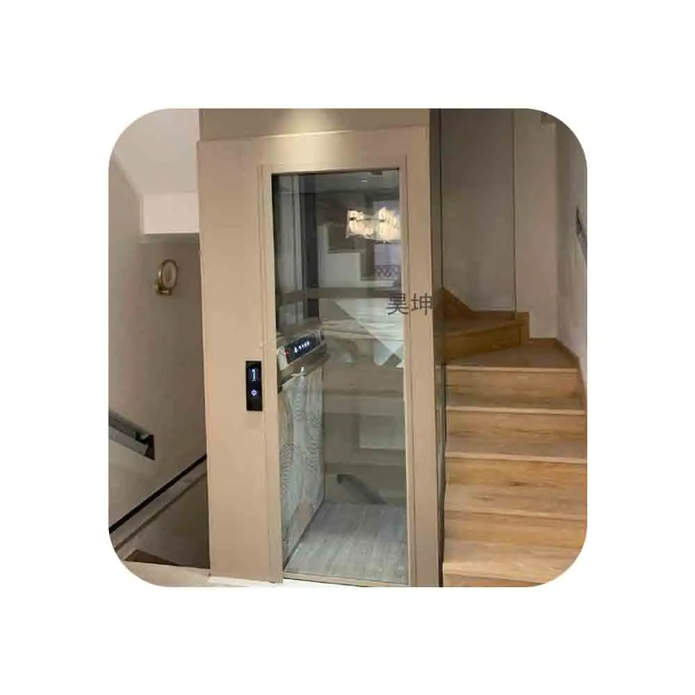 Elevador pequeño de 2-6 pisos para interiores, elevador de casa, marca de elevador de pasajeros, precio de elevador de marca para 4 personas, elevador usado, precio