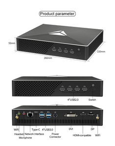 Newest Core I3 I5 I7 Gaming Mini PC GeForce GTX 1050ti 4GB 2*DDR4 Desktop PC Windows10 4K HTPC HD DP DVI Small Pc - Product Image 6