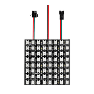 Schermo a LED pixel flessibile 16*16 schermo a colori morbido 8*32 illusione programmazione pixel schermo ws2812b 5V colorato 8*8 - Product Image 4