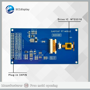 Preisgünstiger hoch auflösender industrieller Steuer bildschirm 3,97 Zoll TFT-Farb-Touchscreen 800x480 LCD-Flüssig kristall modul - Product Image 3