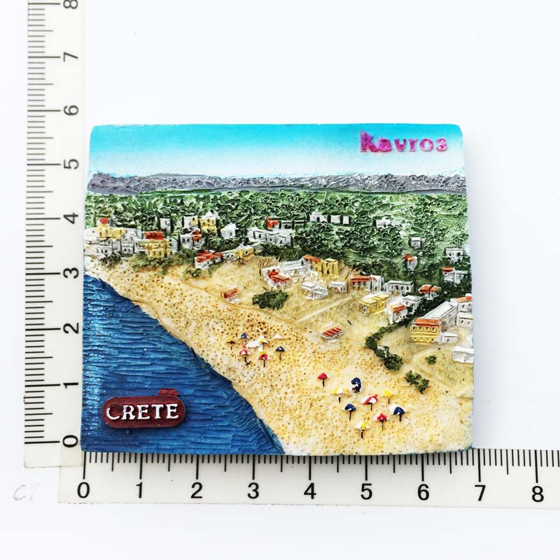 coloré La plage de Crète