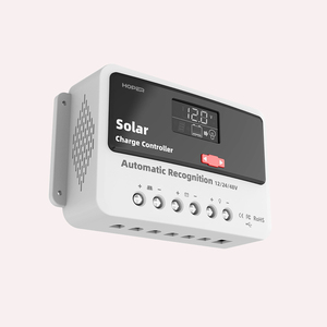 20A Solar laderegler, 12V/24V Solarpanel-Regler mit einstellbarem LCD-Display USB-Anschluss - Product Image 1