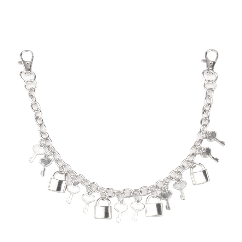 Cadena para llavero con cierre de un solo nivel.