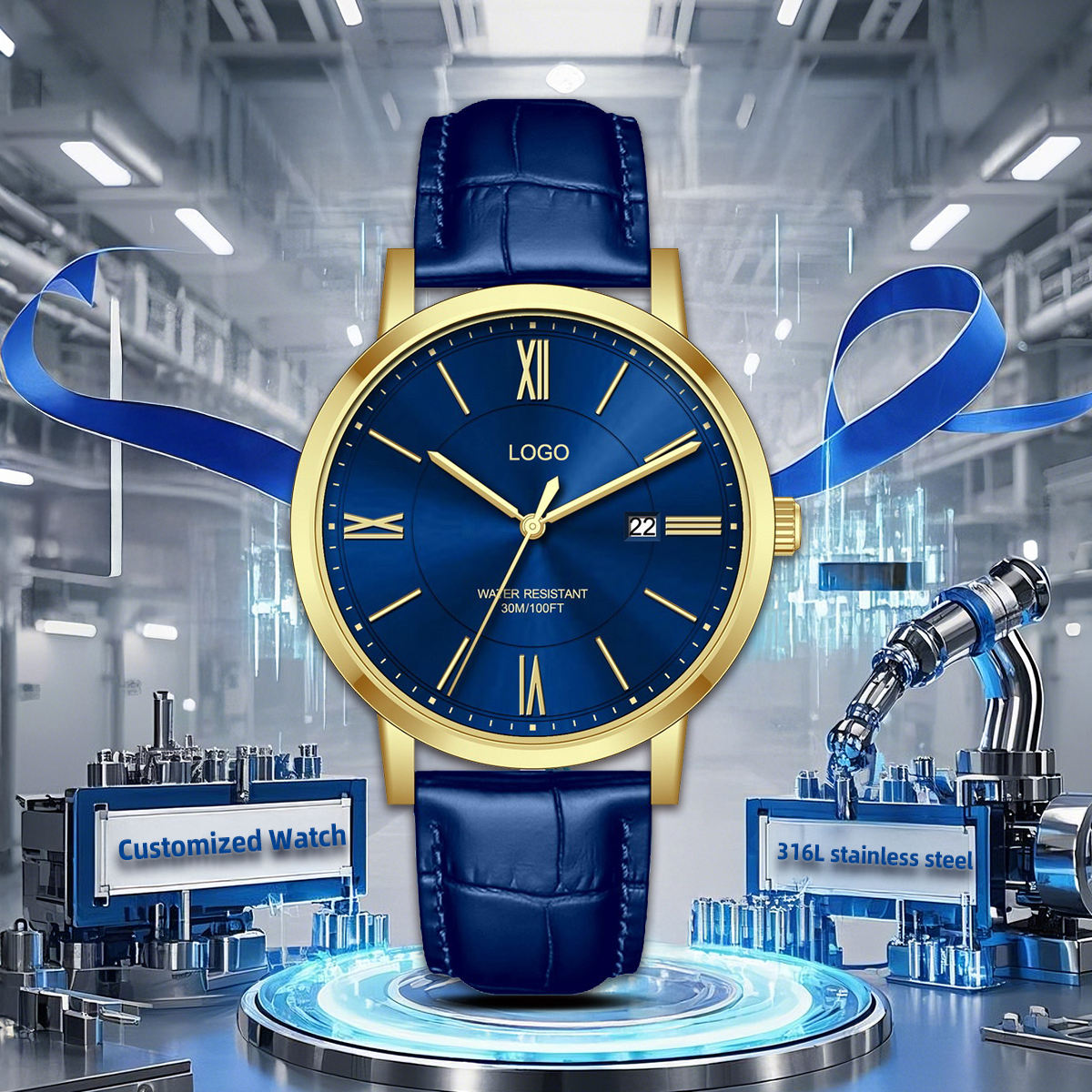 สีทอง-สีฟ้า