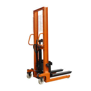 Camión apilador manual de 1,6 m de altura, transpaleta apiladora de carga y descarga - Product Image 2