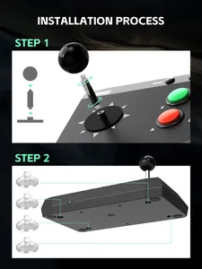 Arcade Fighter Stick Street Fighter Arcade para PC Android TV Box para Raspberry Pi Recalb Joystick para M8 Game Stick