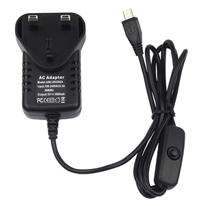 Raspberry Pi 3 Modell B Netzteil adapter 5V 3A Schalter taste Micro-USB-Ladegerät Nvidia Jetson Nano EU Education Maker Boards