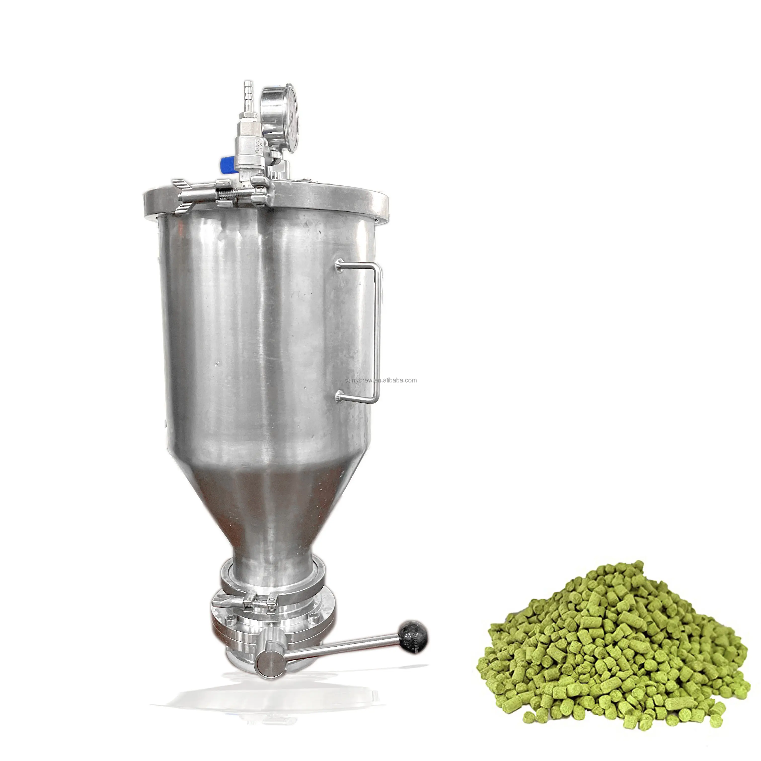 Carry Brewtech 3kg 5kg 10kg dispositif de houblon sec en acier inoxydable doseur de houblon sec de bière dispositif d'ajout de houblon pour fermenteur 500L 1000L
