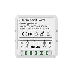 AC100V-240V TUYA WIFI/Bluetooth 2CH Mini Smart Breaker Fernbedienung schalter APP-Steuerung, Timer, Sprach steuerung - Product Image 2