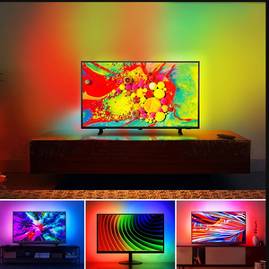 Tcwin TUYA WIFI Control Smart Ambient <strong>Led</strong> Sync Box Addressable <strong>Led</strong> Light Strip TV Backlight DC12V Christmas Decoration 60leds - Product Image 3