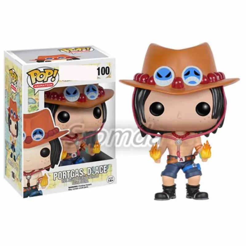 Figura De Animação De Alta Qualidade POP PORTGAS.D.ACE #100 POP Action Figure ACE Brinquedo De PVC ACE Mini Figura