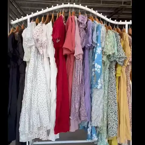 Roupas usadas em fardos para venda Roupas usadas de verão mix roupas de segunda mão, pano de segunda mão por atacado