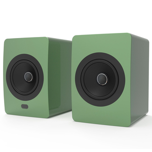 200 Watts RMS Home Theater Bookshelf Speaker Pair Wooden Enclosure Wireless TWS Hi-Res Audio Loudspeaker with Deep Bass Response