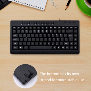Stylish USB US Arabic 95-<strong>Key</strong> Mini Wired <strong>Keyboard</strong> Multifunctional and Compatible Slim Portable <strong>Keyboard</strong> for Laptop Gaming Style - Product Image 4