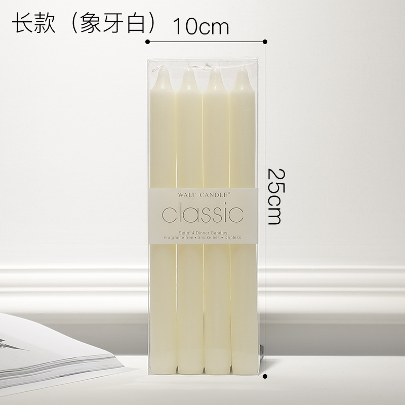 C29-ivory blanc-tige droite 25cm