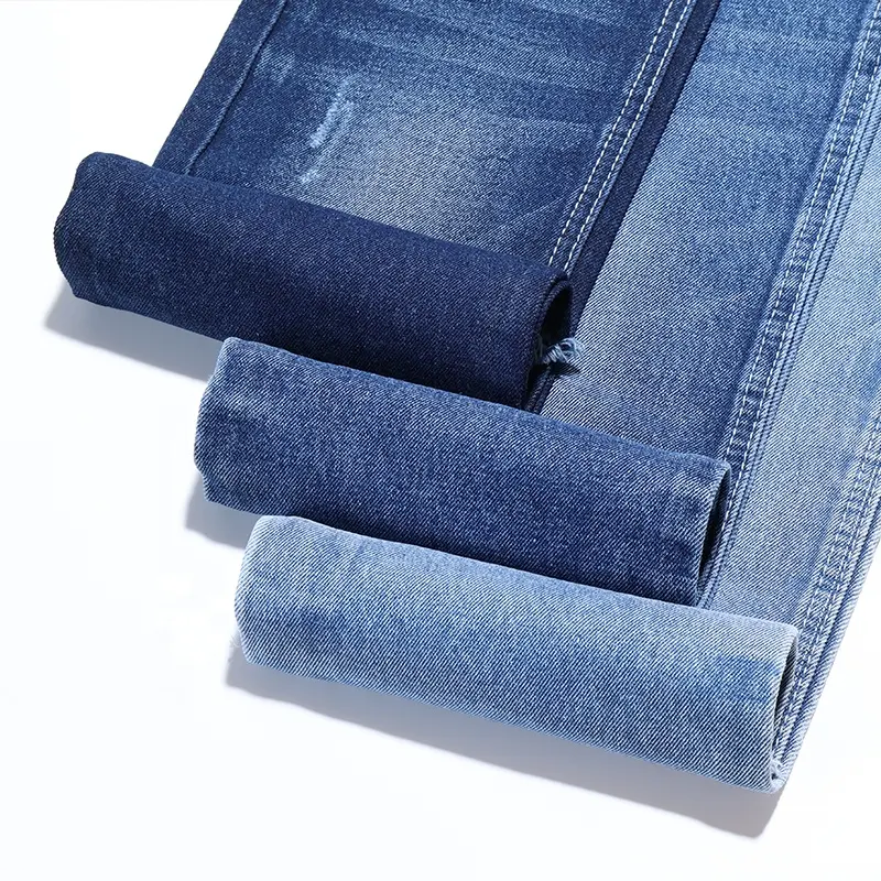 Tessuto Denim di cotone 95% Twill destro blu per Jeans 11.6Oz tessuto Denim di alta qualità all'ingrosso