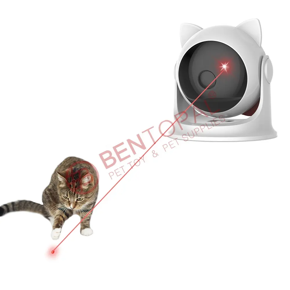 Gato interativo Brinquedo de Estimação Do Laser Ponteiro Laser para Gatos Automáticas Rotativas Pegar Treinamento Do Gato brinquedo