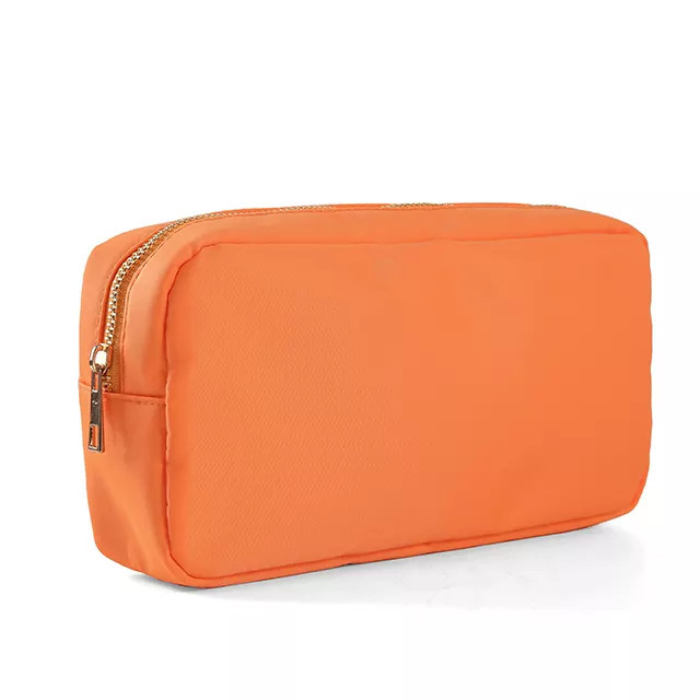 Orange nylon bag