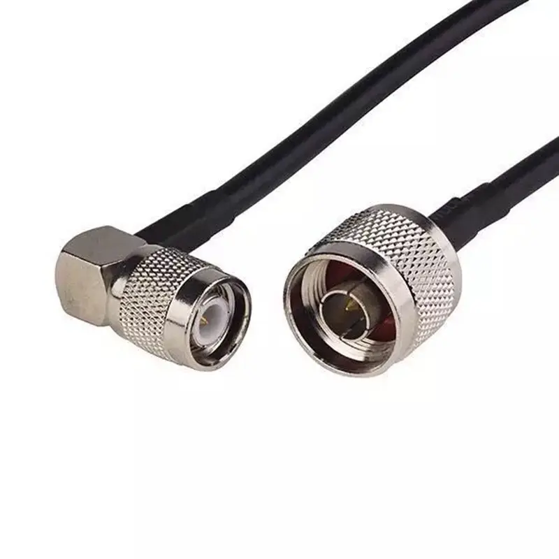 Rg58 Coaxial Cable N Male Tnc Male Rf Cable Tnc Male Right Angle To N Male Jumper Cable