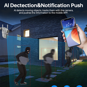 Nuovo Design 4MP bidirezionale citofono videocamera di sicurezza domestica rete Wireless 2 lenti WiFi Ip Ptz Camera - Product Image 4
