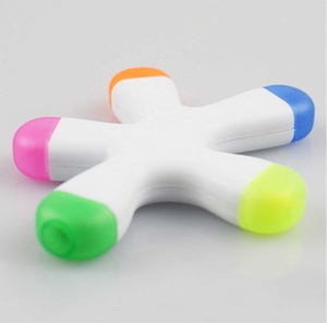 广告礼品定制Logo印花5-1多色海星造型荧光笔 - Product Image 4