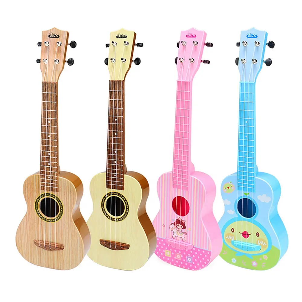 BAOLI-ukelele de juguete, instrumento Musical de guitarra, Juguetes