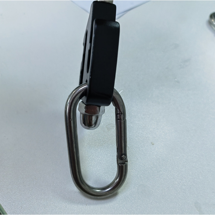 30 cm avec mousqueton en acier inoxydable