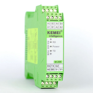 DIN Rail Isolated Intelligent 12 Nodes RS232 <strong>RS485</strong> to 4-channel <strong>RS485</strong> Hub Allocator <strong>Module</strong> - Product Image 2