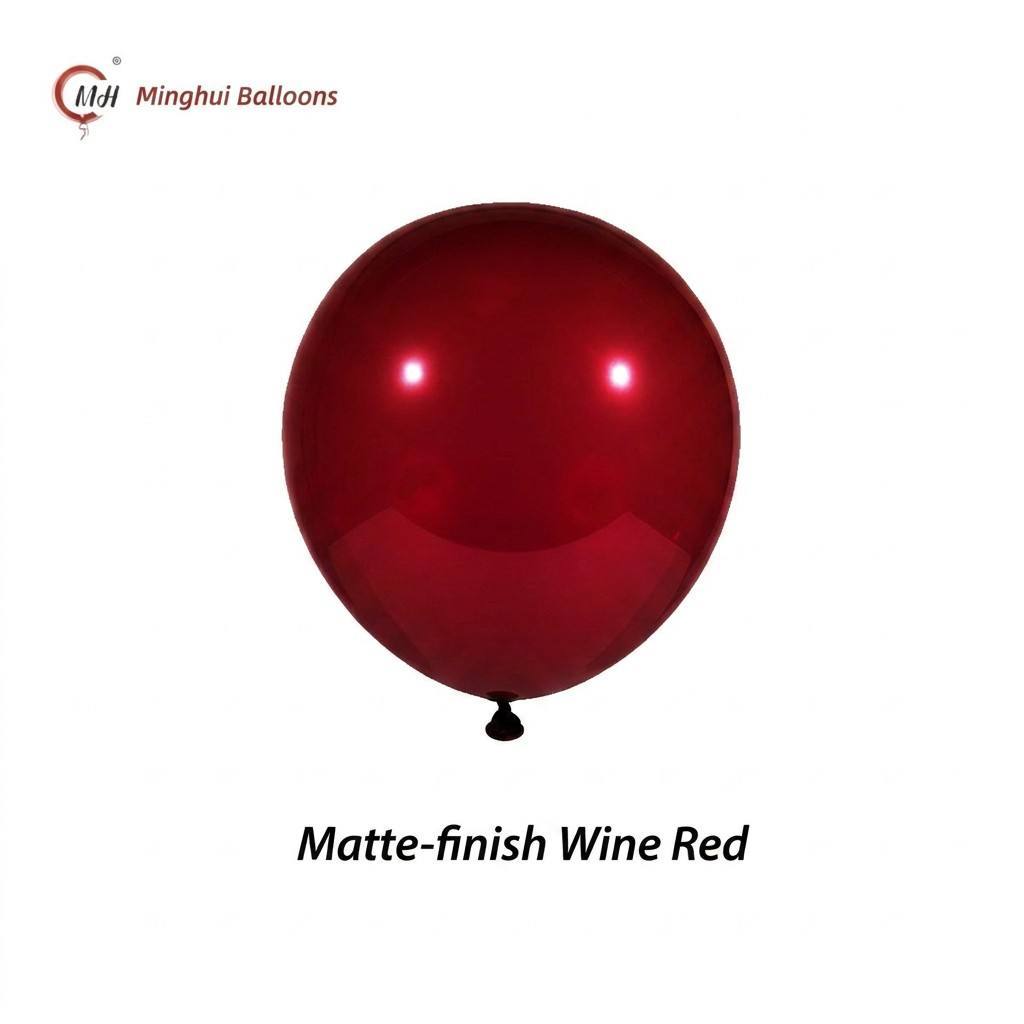 Matte-finish Wine Red