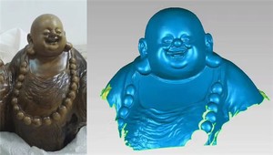 Escáneres 3D de escritorio rentables para el lugar de trabajo con alta precisión de escaneo y reproducción de color