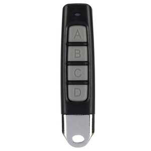 1527 universale codice di apprendimento Wireless RF trasmettitore telecomando per 433mhz telecomando porta del Garage LED luce in metallo - Product Image 1