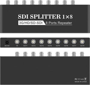 <strong>SDI</strong> <strong>Splitter</strong> 1x8 Support HD-<strong>SDI</strong>/SD-<strong>SDI</strong>/3G-<strong>SDI</strong> Signals <strong>1</strong> <strong>SDI</strong> <strong>Input</strong> and 8 <strong>SDI</strong> <strong>Output</strong> - Product Image 5