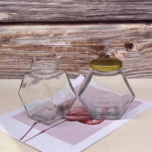 250G 400G Tùy Chỉnh Thực Hiện Mật Ong Bao Bì Thủy Tinh Và Cấp Thực Phẩm Lọ Thủy Tinh Với Nắp Kim Loại - Product Image 3