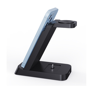 Wireless Charging Station Foldable 3-in-1 Charging <strong>Devices</strong> 18W <strong>Output</strong> Power 9V/2A <strong>Input</strong> for Android/Phone/Watch - Product Image 1