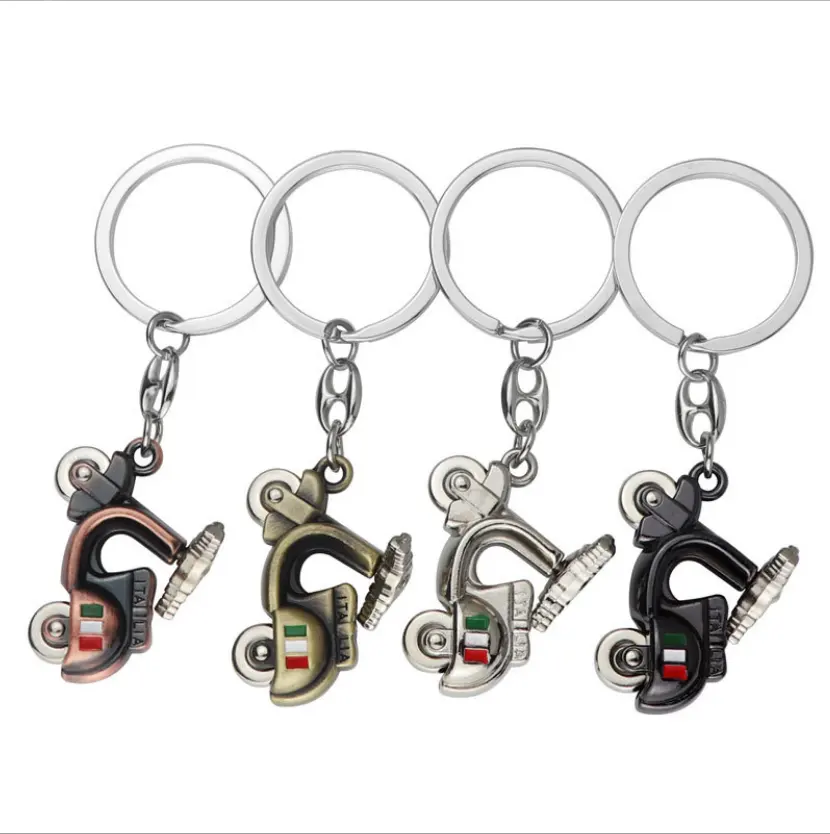 Porte-clés 3D personnalisé pour femme Modèle de moto Porte-clés cool en alliage de zinc Porte-clés 3d pour voiture de course de moto