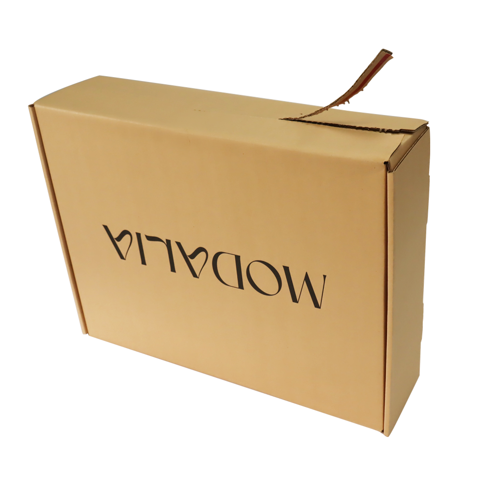 Caja marrón desprendible