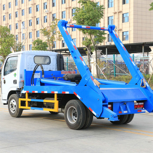 Dongfeng Light 4*2 качающийся рычаг пропускает мусорный бак мусорный контейнер с автоматической загрузкой мусоровоз - Product Image 4