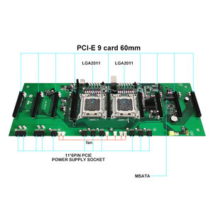 Neue Hauptplatine X79 9gpu Motherboard für Rtx3060 3060ti dedizierte Grafikkarte - Product Image 4