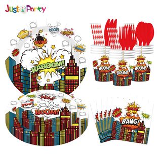 Conjunto de héroe urbano para 10 personas