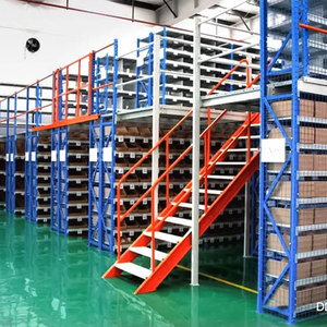 Estantes de almacenamiento de metal de varios niveles Sistema de estantería de acero entresuelo y estante de almacén para un almacenamiento eficiente - Product Image 6