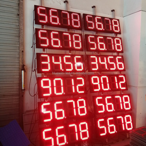 Display a LED per esterni a 7 segmenti led digital board segni di visualizzazione da 12 pollici per la stazione di servizio. - Product Image 5