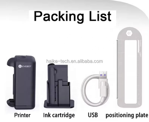 Mini-Drucker Batch-Code Tragbare Hand-Tinten strahl druckmaschine für schnell trocknende Batch-Codierer Ei Datum Ablaufnummer Datum - Product Image 6