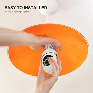 Qearim Smart <strong>Diy</strong> Home Security Wifi Ip <strong>Camera</strong> 2 Ways Audio P2P Wireless 360 Degree Auto Tracking PTZ Light Bulb <strong>Camera</strong> Wifi - Product Image 5