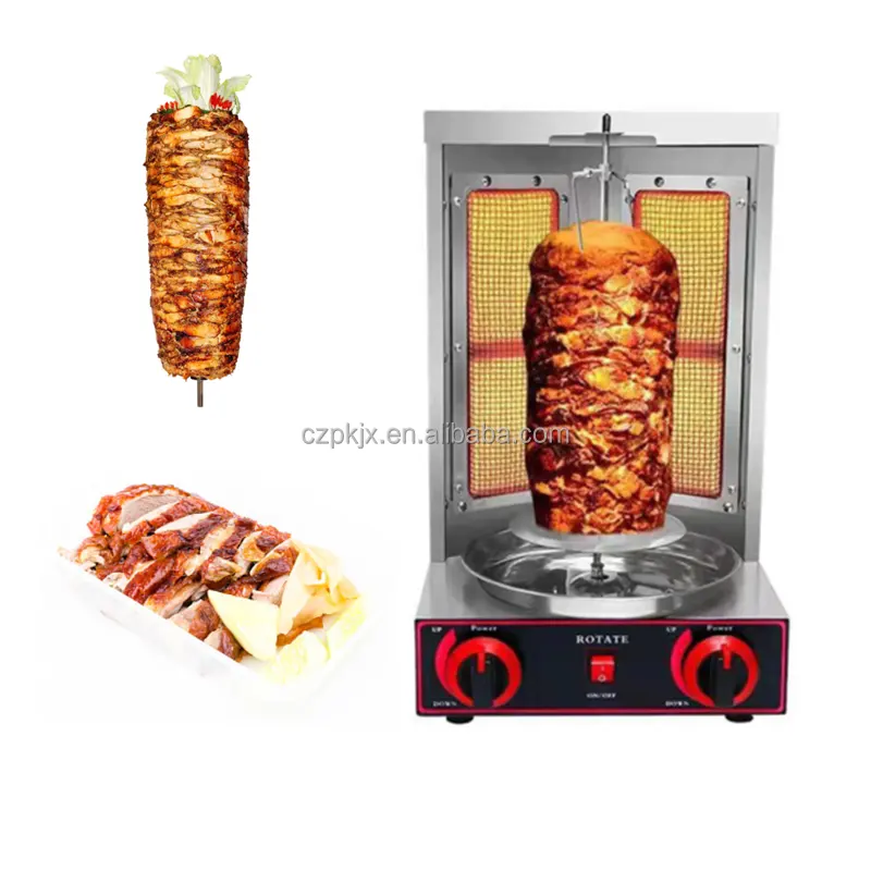 Kommerzielle gebrauchte automatische rotierende Shawarma Döner Maschine Kebab Grill Maschine Preis Kebab Maker Maschine zum Verkauf